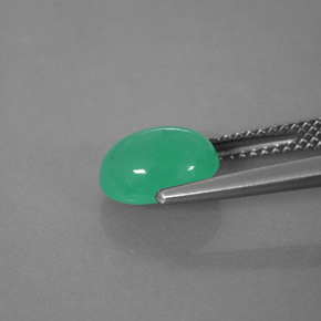 Crisoprásio verde natural 2,13ct, transparente, transparente/translúcido