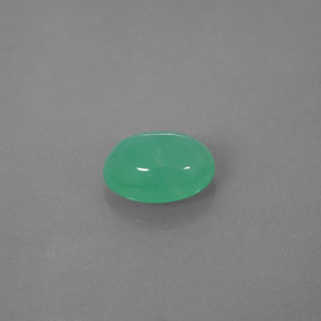 Crisoprásio verde natural 1,42ct, transparente, transparente/translúcido