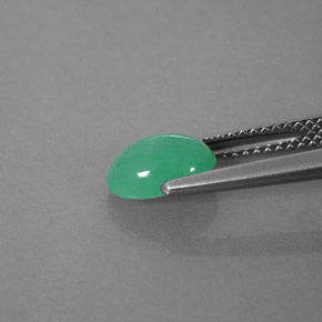 Crisoprásio verde natural 1,42ct, transparente, transparente/translúcido