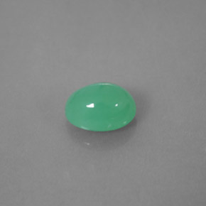 Crisoprásio verde natural 1,66ct, transparente, transparente/translúcido