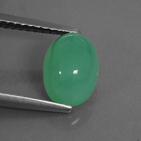 Crisoprásio verde natural 2,04ct, transparente, transparente/translúcido
