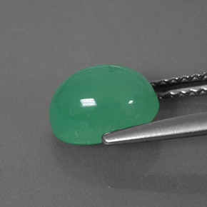 Crisoprásio verde natural 2,04ct, transparente, transparente/translúcido