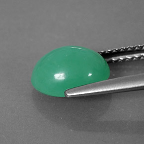 Crisoprásio verde natural 2,03ct, transparente, transparente/translúcido