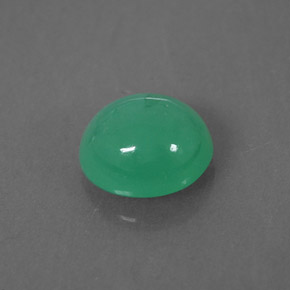 Crisoprásio verde natural 1,38ct, transparente, transparente/translúcido