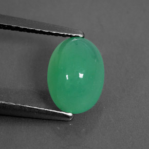 Crisoprásio Verde Natural 1,43ct, Transparente, Transparente/Translúcido