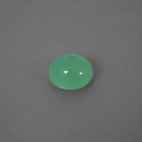 Crisoprásio verde natural 1,55ct, transparente, transparente/translúcido
