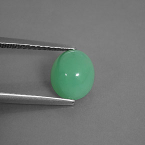 Crisoprásio verde natural 2,05ct, transparente, transparente/translúcido