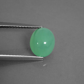 Crisoprásio verde natural 2,05ct, transparente, transparente/translúcido