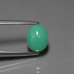 Crisoprásio verde natural 3,04ct, transparente, transparente/translúcido