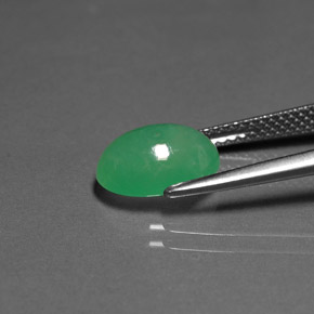 Crisoprásio verde natural 2,61ct, transparente, transparente/translúcido