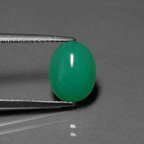 Crisoprásio verde natural 2,49ct, transparente, transparente/translúcido