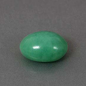 Crisoprásio verde natural 2,03ct, corte oval, opaco