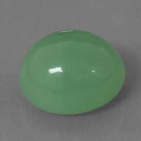 Crisoprásio verde natural 11,83ct, transparente, transparente/translúcido