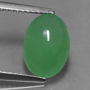 Crisoprásio verde natural 2,42ct, transparente, transparente/translúcido