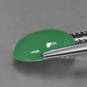 Crisoprásio verde natural 2,42ct, transparente, transparente/translúcido