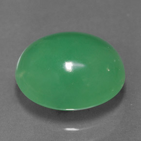 Crisoprásio verde natural 3,90ct, transparente, transparente/translúcido