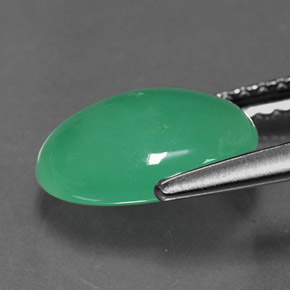 Crisoprásio verde natural 2,31ct, transparente, transparente/translúcido
