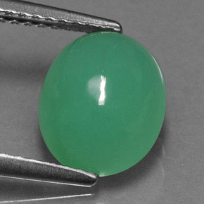 Crisoprásio verde natural 2,69ct, transparente, transparente/translúcido