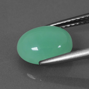 Crisoprásio verde natural 2,68ct, transparente, transparente/translúcido