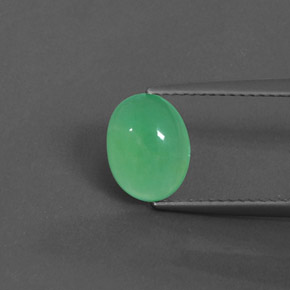 Crisoprásio verde natural 1,43ct, transparente, transparente/translúcido