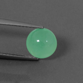 Crisoprásio verde natural 1,74ct, transparente, transparente/translúcido