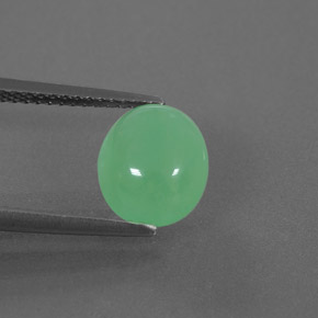 Crisoprásio verde natural 2,82ct, transparente, transparente/translúcido