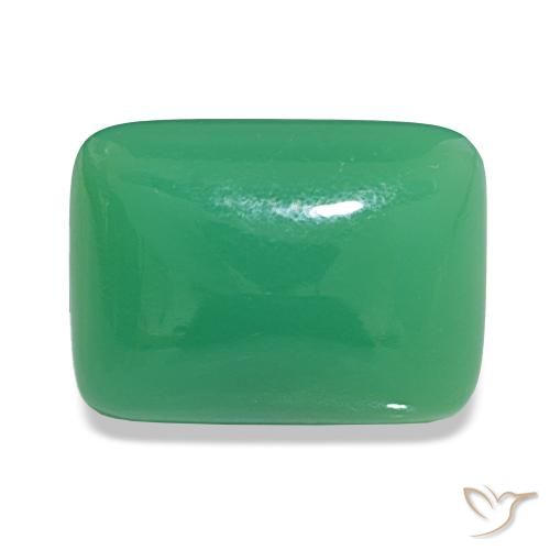 8.79ct Manjericão Verde Claro Crisoprásio Pedras Preciosas, baguete, Opaco