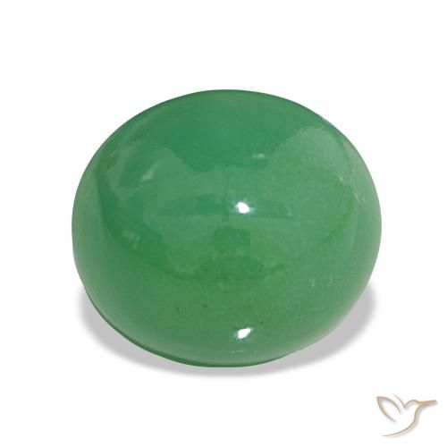5.48ct trevo verde Crisoprásio, oval, Opaco