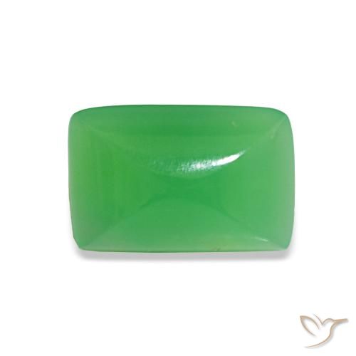 1.43ct Verde médio Crisoprásio, baguete, Opaco