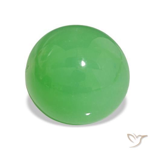 Crisoprásio verde elétrico Natural 7.50ct, Corte Oval, Opaco