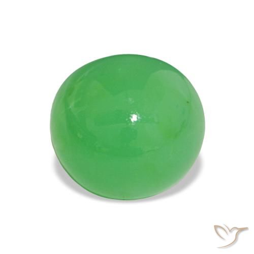 2.73ct verde elétrico Crisoprásio, oval, Opaco