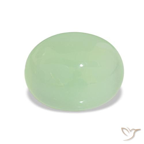Crisoprásio Luz verde Natural 6.67ct, Corte Oval, Translúcido