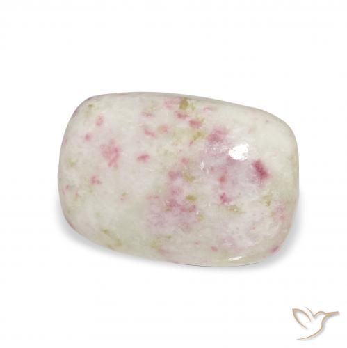 cinábrio Multicolorido Natural 7.82ct, Almofada, Opaco