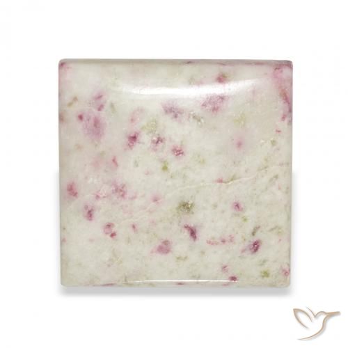 13.59ct Natural Multicolorido cinábrio, Quadrado, Opaco