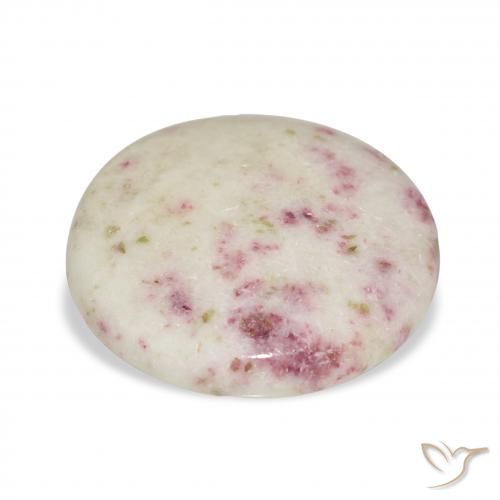 cinábrio Multicolorido Natural 22.92ct, Redondo, Opaco