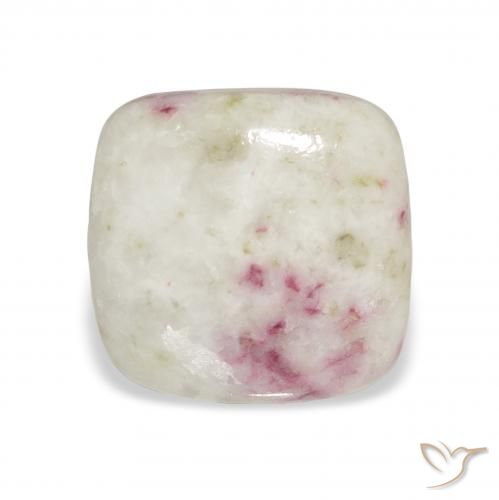 9.64ct Natural Multicolorido cinábrio, Almofada, Opaco