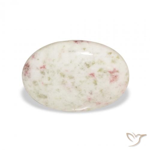 6.54ct Natural Multicolorido cinábrio, oval, Opaco