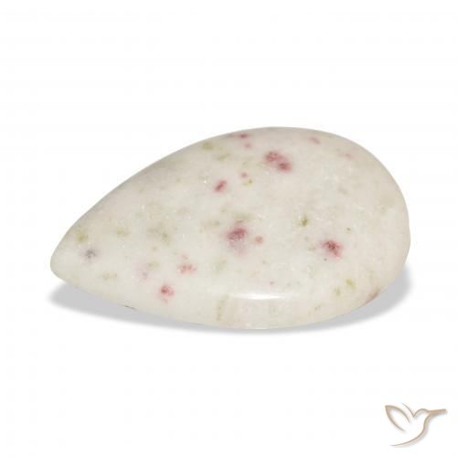 cinábrio Multicolorido Natural 21.92ct, Formato de pêra, Opaco