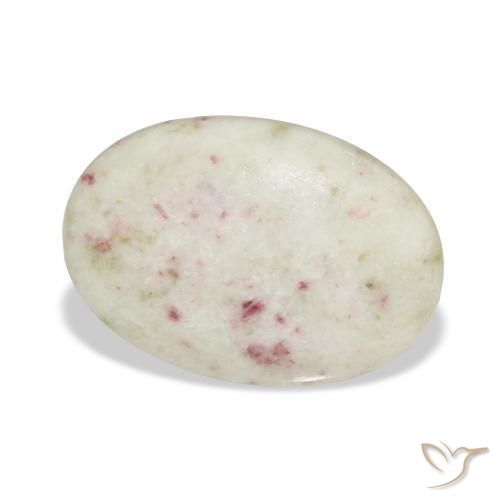 cinábrio Multicolorido Natural 16.75ct, oval, Opaco