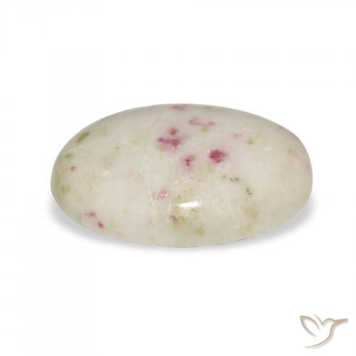 cinábrio Multicolorido Natural 6.28ct, oval, Opaco