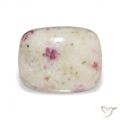 8.57ct Natural Multicolorido cinábrio, Almofada, Opaco