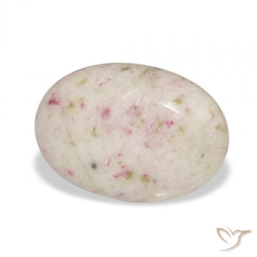 cinábrio Multicolorido Natural 9.01ct, oval, Opaco