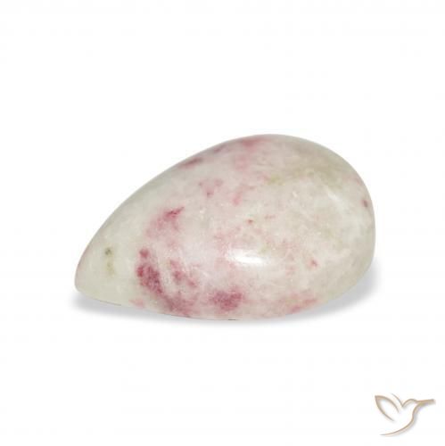 cinábrio Multicolorido Natural 6.94ct, Formato de pêra, Opaco