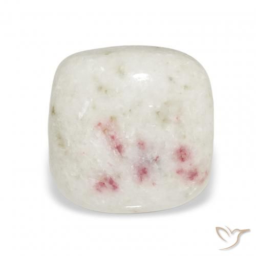 7.60ct Natural Multicolorido cinábrio, Almofada, Opaco