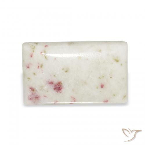 9.18ct Natural Multicolorido cinábrio, baguete, Opaco
