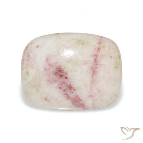 6.46ct Natural Multicolorido cinábrio, Almofada, Opaco