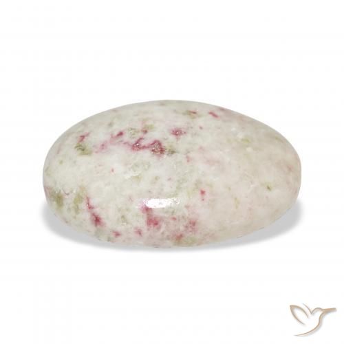 cinábrio Multicolorido Natural 12.38ct, oval, Opaco