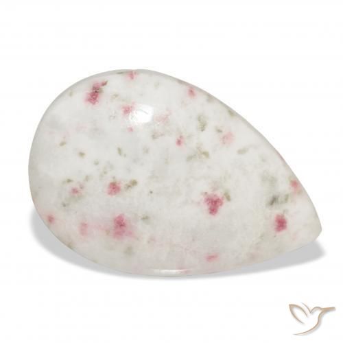 cinábrio Multicolorido Natural 15.67ct, Formato de pêra, Opaco