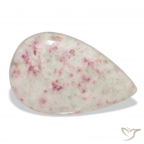cinábrio Multicolorido Natural 17.31ct, Formato de pêra, Opaco