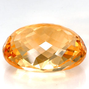 Citrino amarelo natural 26,61ct, corte oval, VVS